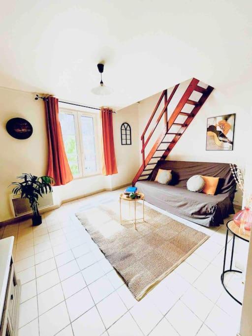 The King Duplex In The Enter Of Fontainebleau Lägenhet Rum bild