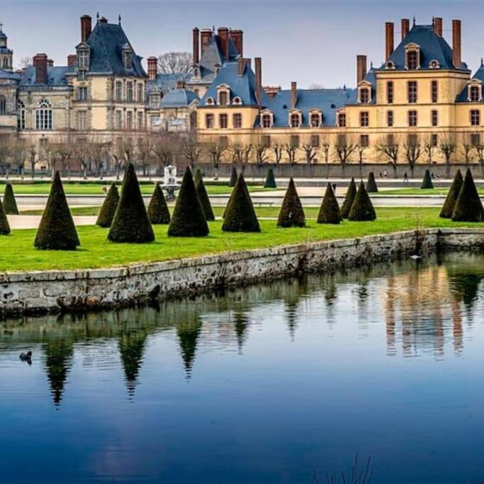 The King Duplex In The Enter Of Fontainebleau Lägenhet Rum bild